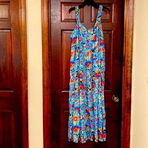 Terra & sky 1Xmulticolored maxi dress